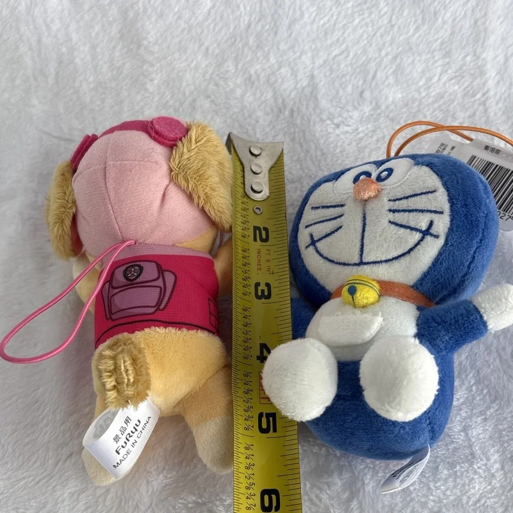 Paw Patrol Skye & Doreamon Plush Doll Toy Keychain 5